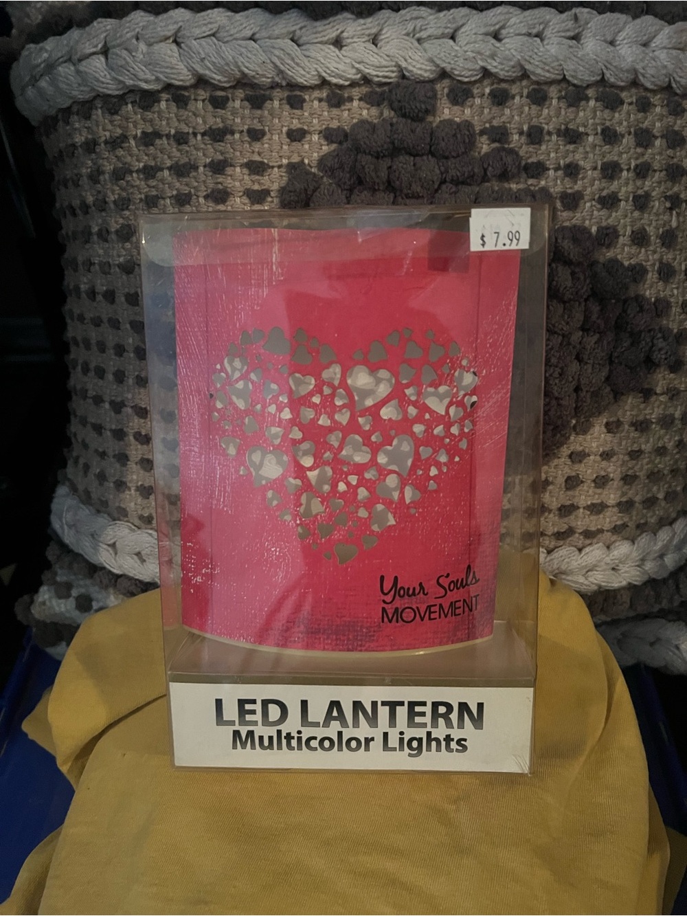 LED Lantern - Red Multicolor Light